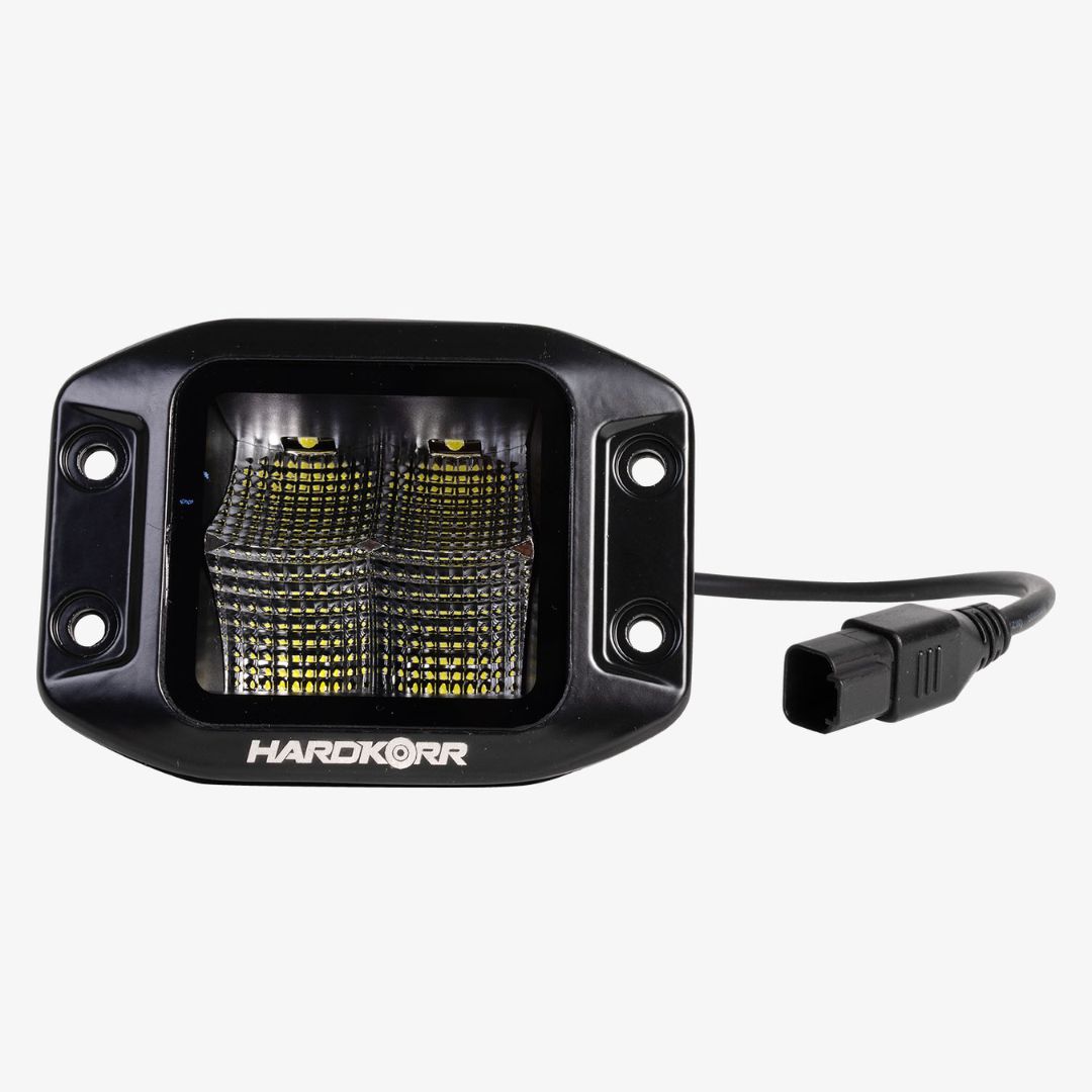 Thumbnail for HARDKORR XDW Series 40W Square Flush Mount LED Hyperflood Work Light