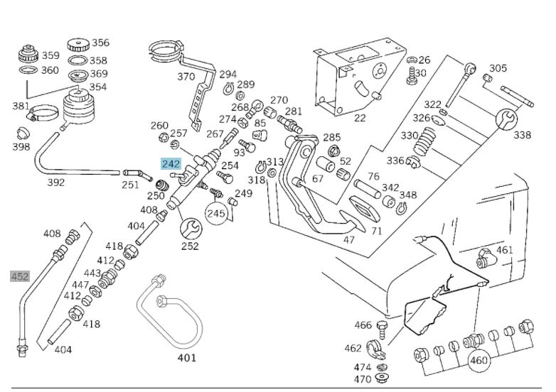 Thumbnail for CLUTCH MASTER CYLINDER - U1700 & U1300